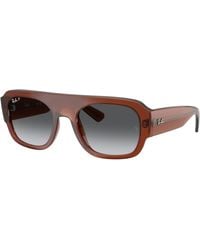 Ray-Ban - Rb2218 sonnenbrillen fassung grau glas polarisiert - Lyst