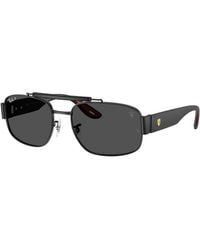 Ray-Ban - Sunglass Rb3797m Scuderia Ferrari Collection Polarized+ Lenses - Lyst