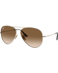 Ray-Ban - Rb8089 Aviator Titanium Sunglasses - Lyst