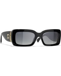 CHANEL - Sunglass Ch5534 Rectangle Sunglasses Ch5534 - Lyst