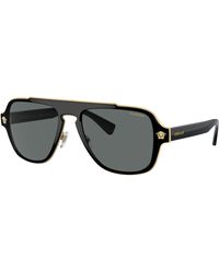 Versace - Polarized Sunglasses - Lyst
