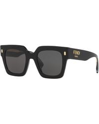 Fendi - Sunglass Roma Fe40101i - Lyst