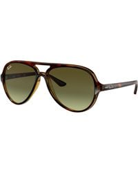 Ray-Ban - Cats 5000 Classic Sunglasses Frame Green Lenses - Lyst
