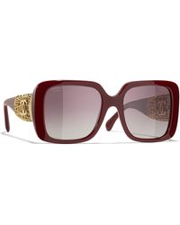 CHANEL - Sunglass Ch5532 Square Sunglasses Ch5532 - Lyst