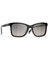 CHANEL - Femme Sunglass Rectangle Sunglasses Ch5551U - Lyst