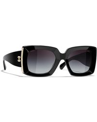 Chanel - Sunglass Rectangle Sunglasses CH5435 - Lyst