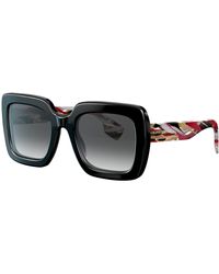 Burberry Square Acetate Sunglasses - Black