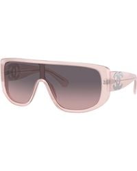 Chanel - Sunglass Shield Sunglasses CH5495 - Lyst