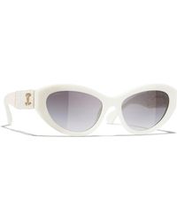 Chanel - Sunglass Cat Eye Sunglasses CH5513 - Lyst