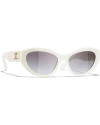 Chanel - Sunglass Cat Eye Sunglasses Ch5513 - Lyst