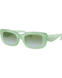 COACH - Pillow Tabby Narrow Rectangle Sunglasses - Lyst