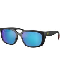 Ray-Ban - Sunglasses Rb4443m Scuderia Ferrari Collection Polarized+ Lenses - Lyst