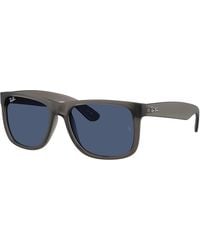 Ray-Ban - Justin Classic Sunglasses Frame Blue Lenses Polarized - Lyst