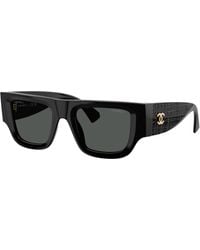 CHANEL - Sunglass Square Sunglasses Ch5570 - Lyst