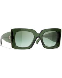 CHANEL - Sunglass Square Sunglasses Ch5480h - Lyst