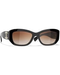 CHANEL - Sunglass Rectangle Sunglasses Ch5493 - Lyst