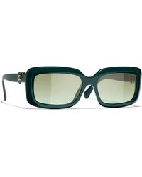 CHANEL - Sunglass Rectangle Sunglasses Ch5520 - Lyst