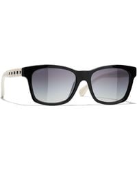 CHANEL - Sunglass Square Sunglasses CH5484 - Lyst