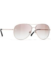 CHANEL - Sunglass Pilot Sunglasses Ch4189tq - Lyst