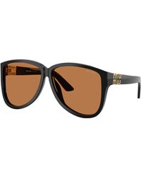 Miu Miu - Vrouwelijk Sunglass Mu A08S - Lyst