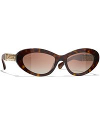 CHANEL - Sunglass Cat Eye Sunglasses Ch5538qa - Lyst