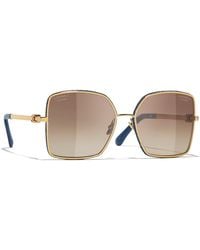 CHANEL - Sunglass Square Sunglasses Ch4288q - Lyst