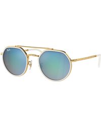 Ray-Ban - Rb3765 lunettes de soleil monture verres bleu - Lyst