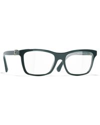 CHANEL - Sunglass Rectangle Eyeglasses Ch3465 - Lyst