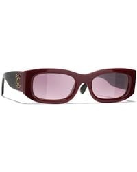 CHANEL - Sunglass Rectangle Sunglasses Ch5525 - Lyst