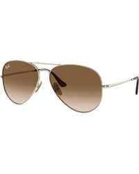 Ray-Ban - Rb8089 Aviator Titanium Sunglasses - Lyst