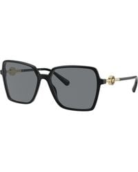 Versace - Ve4396 Gb1/87 Sunglasses Acetate Squared Normal - Lyst