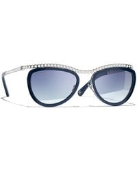 CHANEL - Sunglass Cat Eye Sunglasses Ch4296h Ch4296h - Lyst