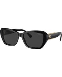 CHANEL - Sunglass Butterfly Sunglasses Ch5516a - Lyst
