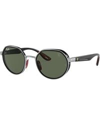 Ray-Ban - Rb3703m Scuderia Ferrari Collection Sonnenbrillen Schwarz Fassung Grün Glas 51-21 - Lyst