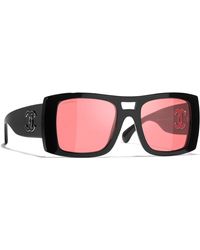 CHANEL - Sunglass Square Sunglasses Ch5539 - Lyst