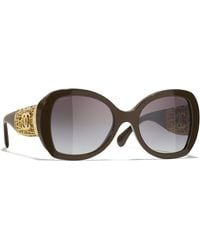 CHANEL - Sunglass Ch5531 Butterfly Sunglasses Ch5531 - Lyst