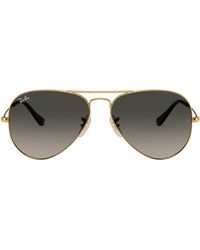 large aviator sunglasses