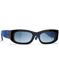 CHANEL - Sunglass Rectangle Sunglasses Ch5525 - Lyst