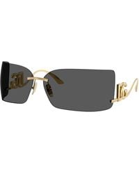 Dolce & Gabbana - Rectangular Sunglasses - Lyst