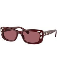 Swarovski - Sk6008 Square Sunglasses - Lyst