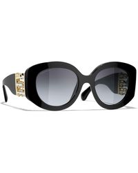 CHANEL - Sunglass Oval Sunglasses Ch5543 - Lyst