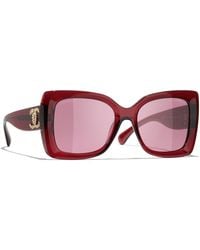 CHANEL - Sunglass Square Sunglasses Ch5555 - Lyst