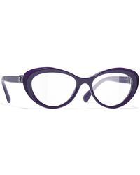 CHANEL - Sunglass Cat Eye Eyeglasses Ch3466 - Lyst