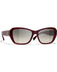 CHANEL - Sunglass Butterfly Sunglasses Ch5516 - Lyst