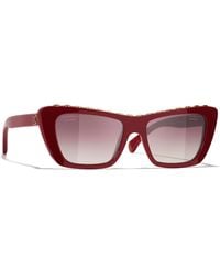CHANEL - Sunglass Butterfly Sunglasses CH5540 - Lyst