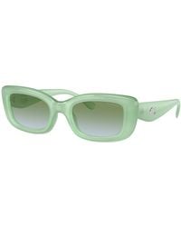 COACH - Hc8390u Universal Fit Rectangular Sunglasses - Lyst