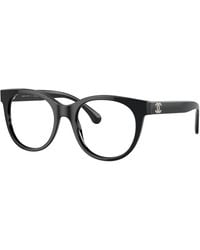 CHANEL - Sunglass Cat Eye Eyeglasses Ch3450b - Lyst