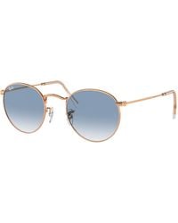 Ray-Ban - Rb3447 Round Metal Sunglasses - Lyst