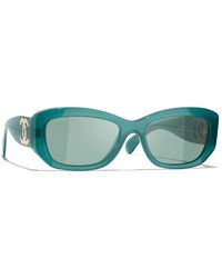 CHANEL - Sunglass Rectangle Sunglasses Ch5493 - Lyst