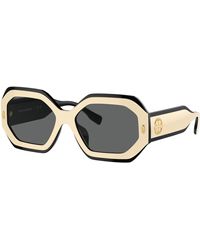 Tory Burch - Miller Geometric Sunglasses - Lyst